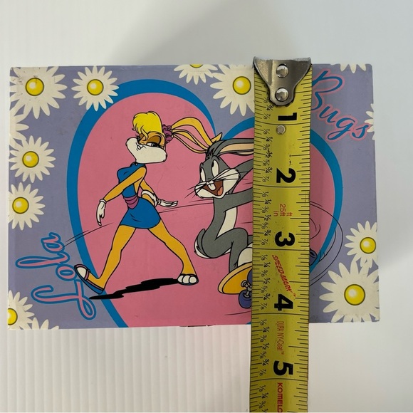 Bugs & Lola Musical Jewelry Box 1997 Renewed from WB 1935"Merrily We Roll Along" - Picture 14 of 14